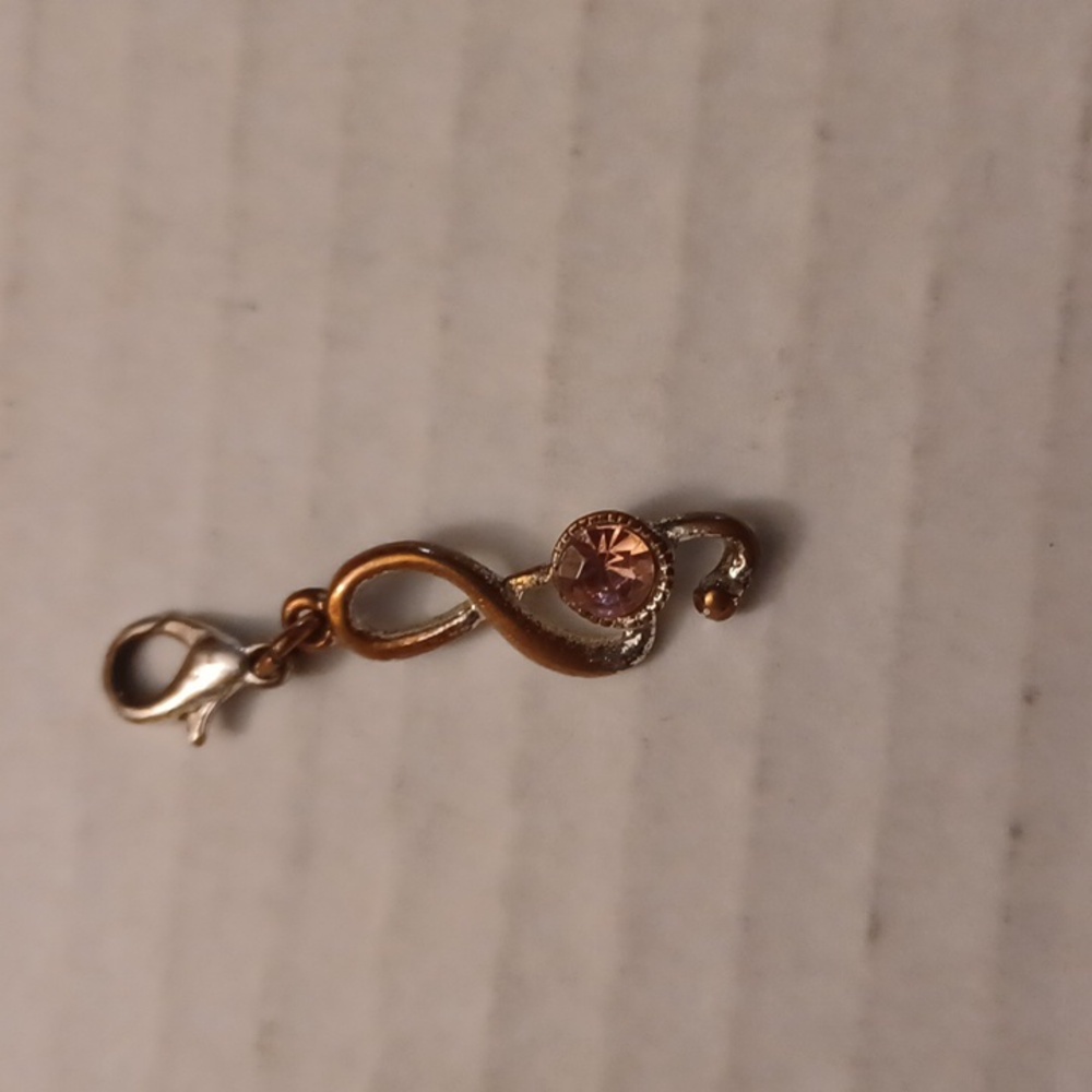 $4 Add-on Bejeweled Treble Clef Charm